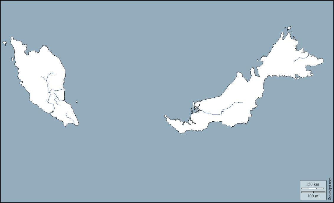 Malayziya xəritə Aİ