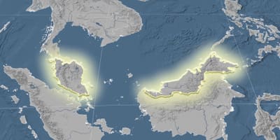 Kart Malayziya hündürlüyü 