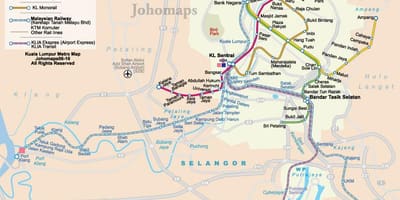 Malayziya metro xəritəsi 