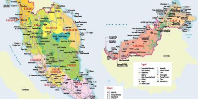 Turizm xəritəsi Malayziya
