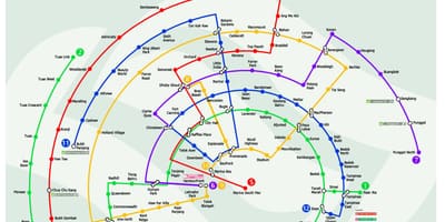 MHİ line xəritədə Malayziya