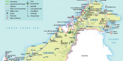 Yol xəritəsi полуостровной Malayziya